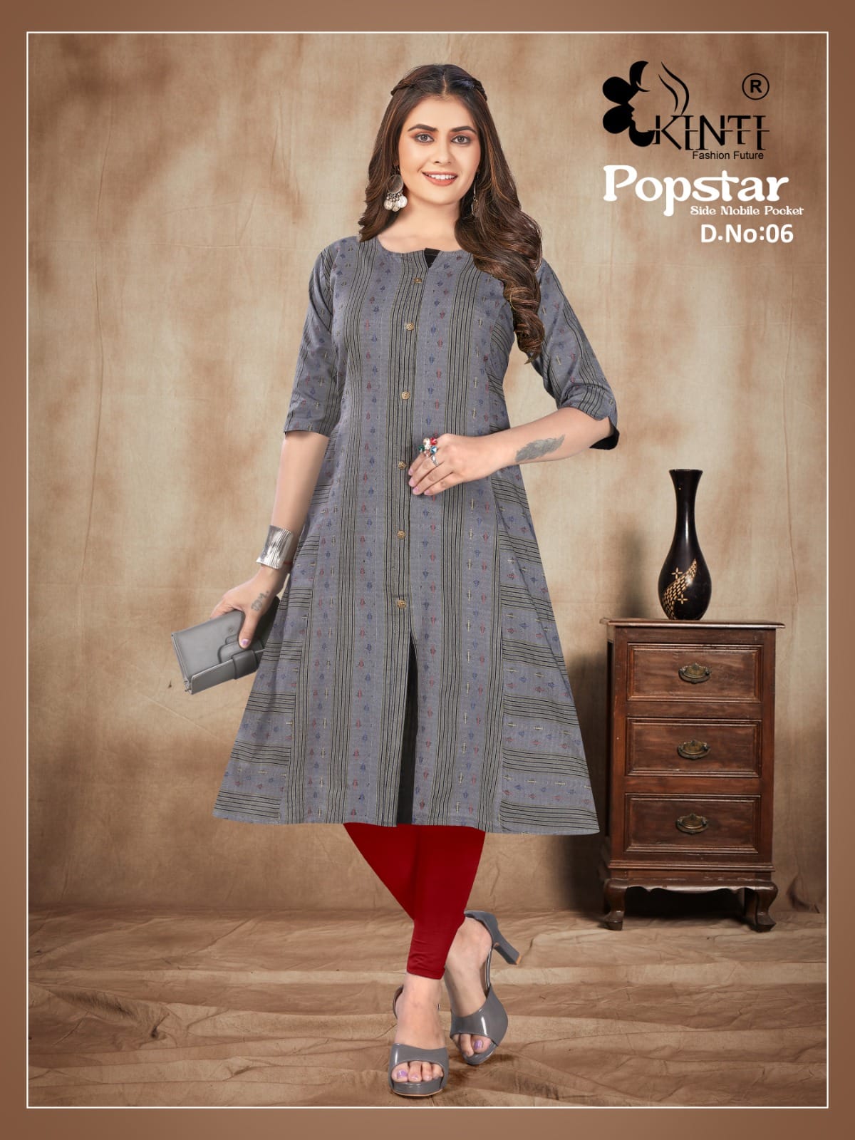 Popstar Vol 3 By Kinti Printed Kurtis Catalog